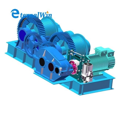 Eternalwin 브랜드 더블 드럼 전기 마찰 윈치 30ton 300kn