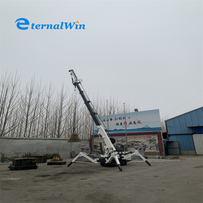 전기 및 디젤 힘 5톤 스파이더 크레인 12톤 리프팅 용량