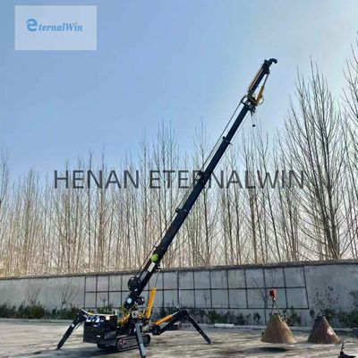 3-12톤 원격 제어 스파이더 크롤러 크레인 건설용